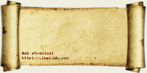 Jadranka Perunac vizit kartica